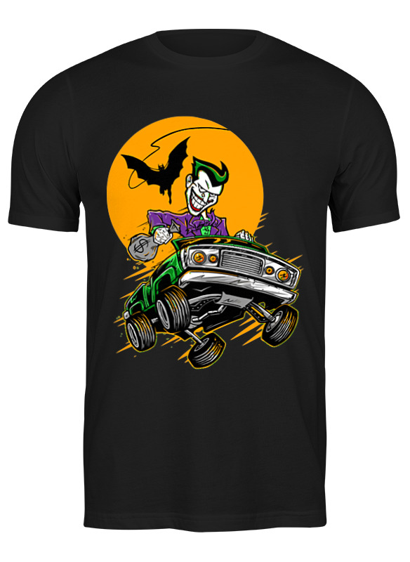 

Футболка мужская Printio Джокер черная L, Джокер