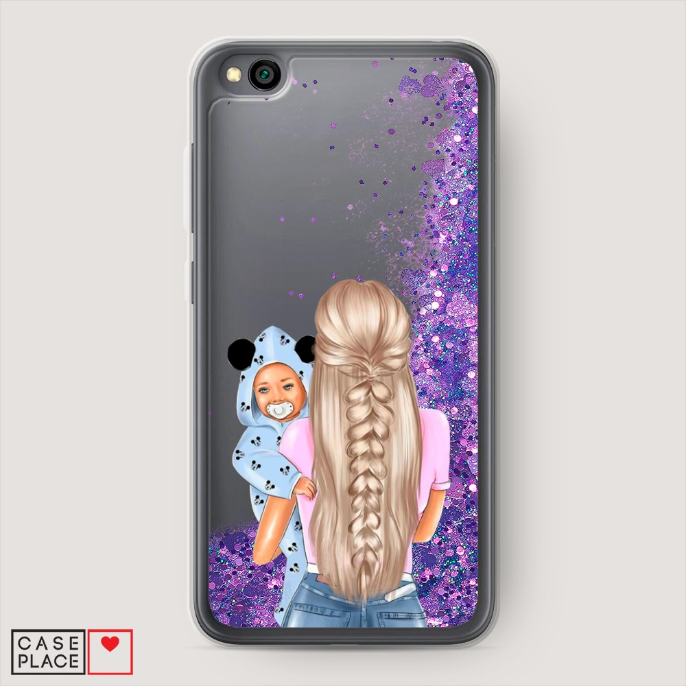 

Чехол Awog на Xiaomi Redmi Go "Молодая мама", Разноцветный, 35192-1