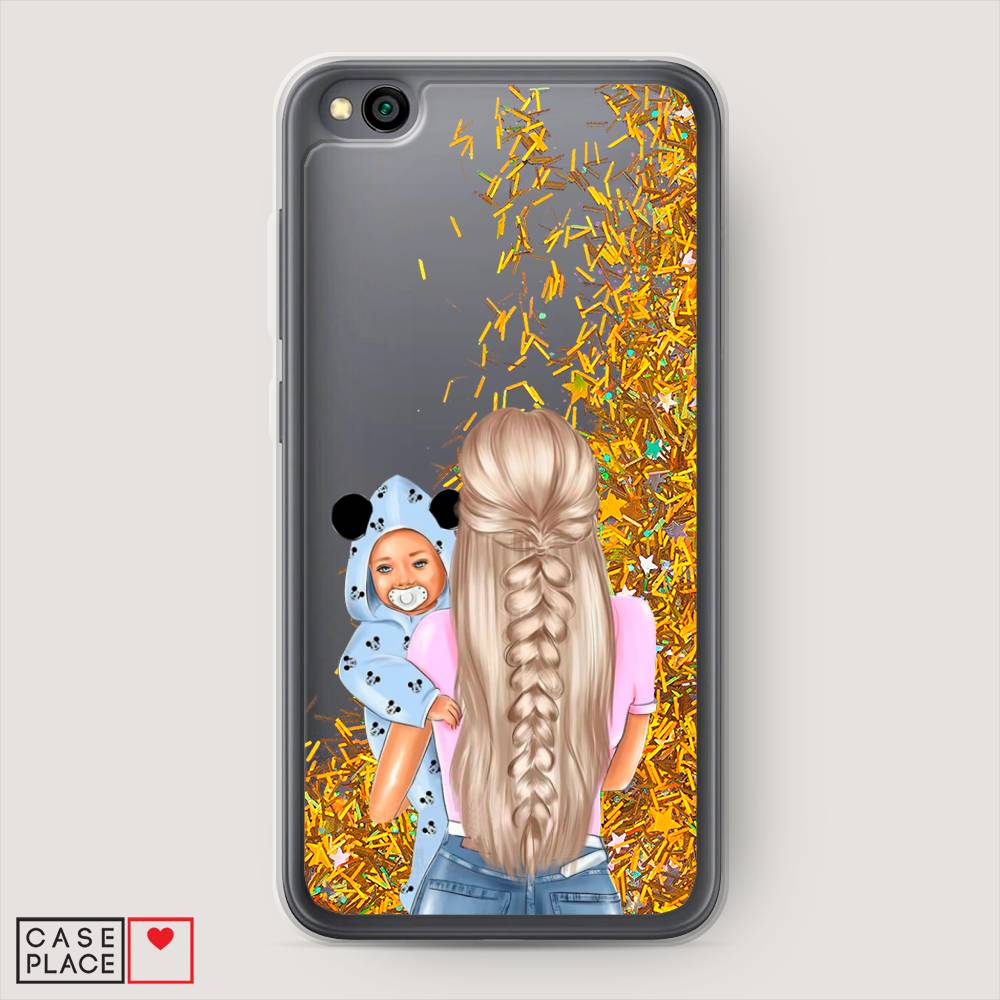 

Чехол Awog на Xiaomi Redmi Go "Молодая мама", Разноцветный, 35190-1