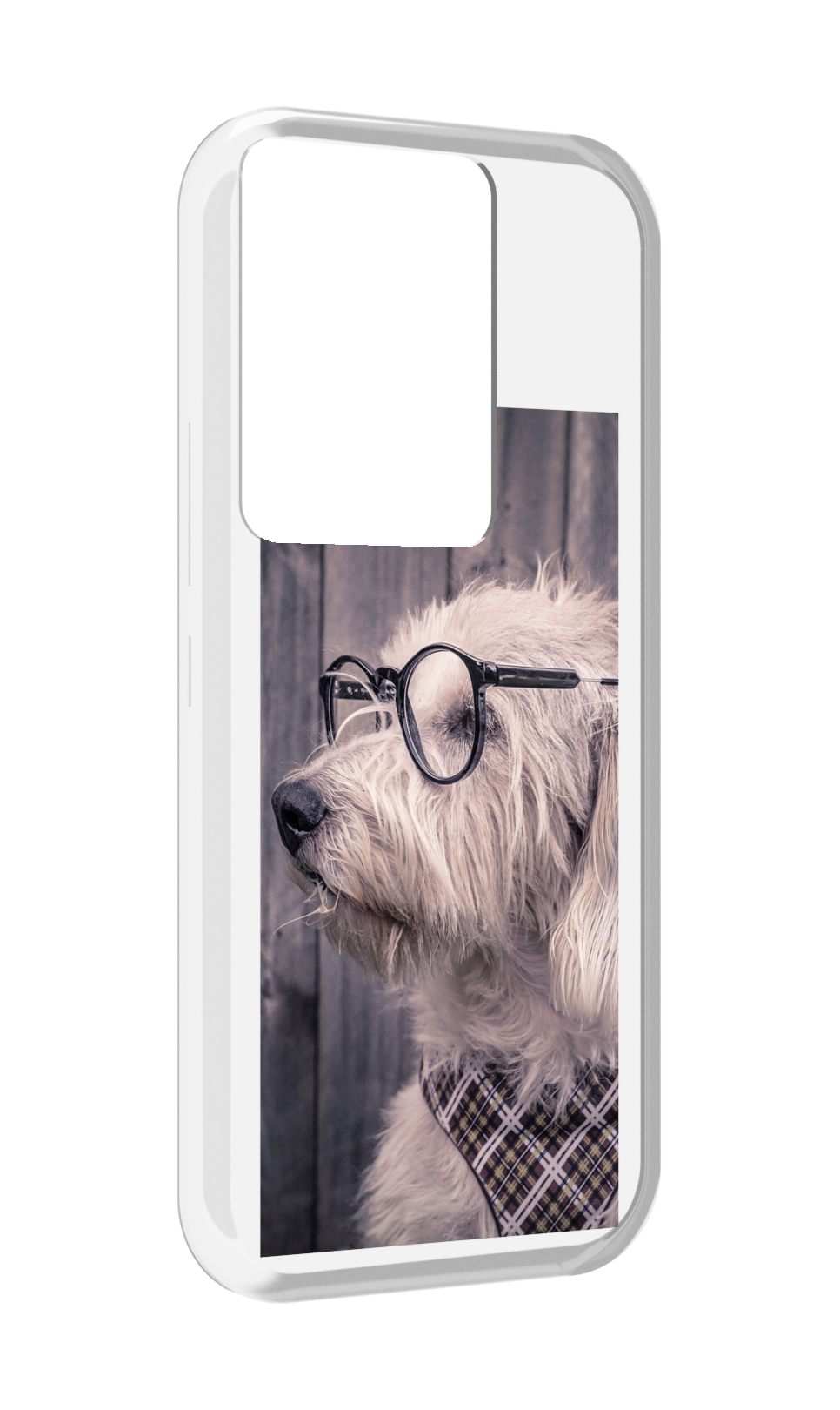 

Чехол MyPads Собака-в-очках для Itel Vision 3 Plus / Itel P38 Pro, Прозрачный, Tocco