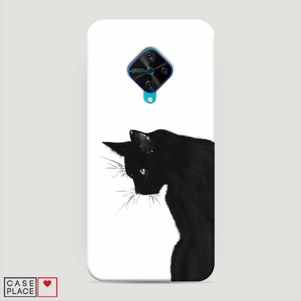 фото Пластиковый чехол "black cat" на vivo v17 awog