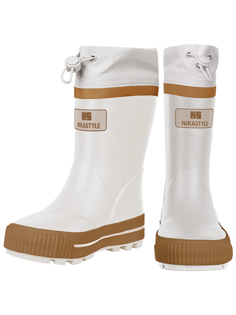 

Сапоги резиновые детские NIKASTYLE 16м15424, белый, 28, 16м15424