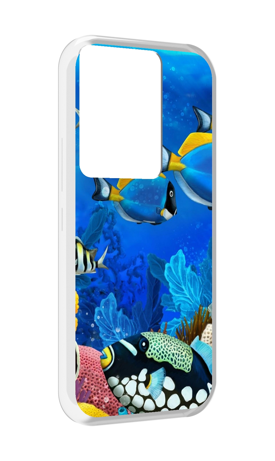 

Чехол MyPads Рыбки для Itel Vision 3 Plus / Itel P38 Pro, Прозрачный, Tocco