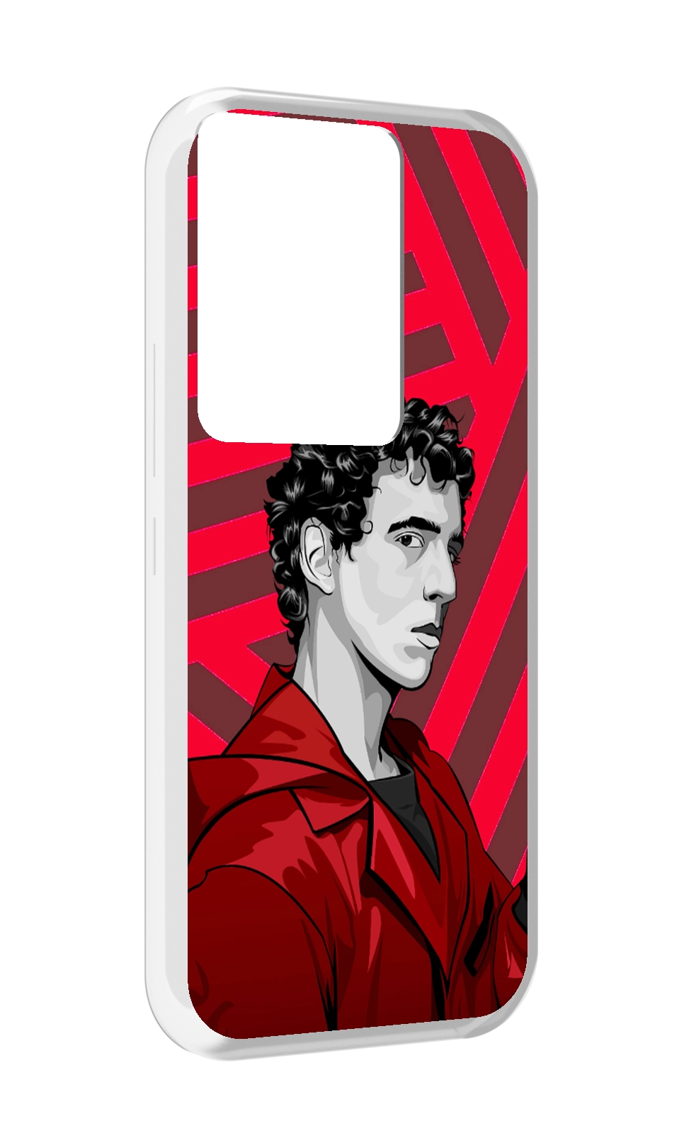 

Чехол MyPads Рио-бумажный-дом для Itel Vision 3 Plus / Itel P38 Pro, Прозрачный, Tocco