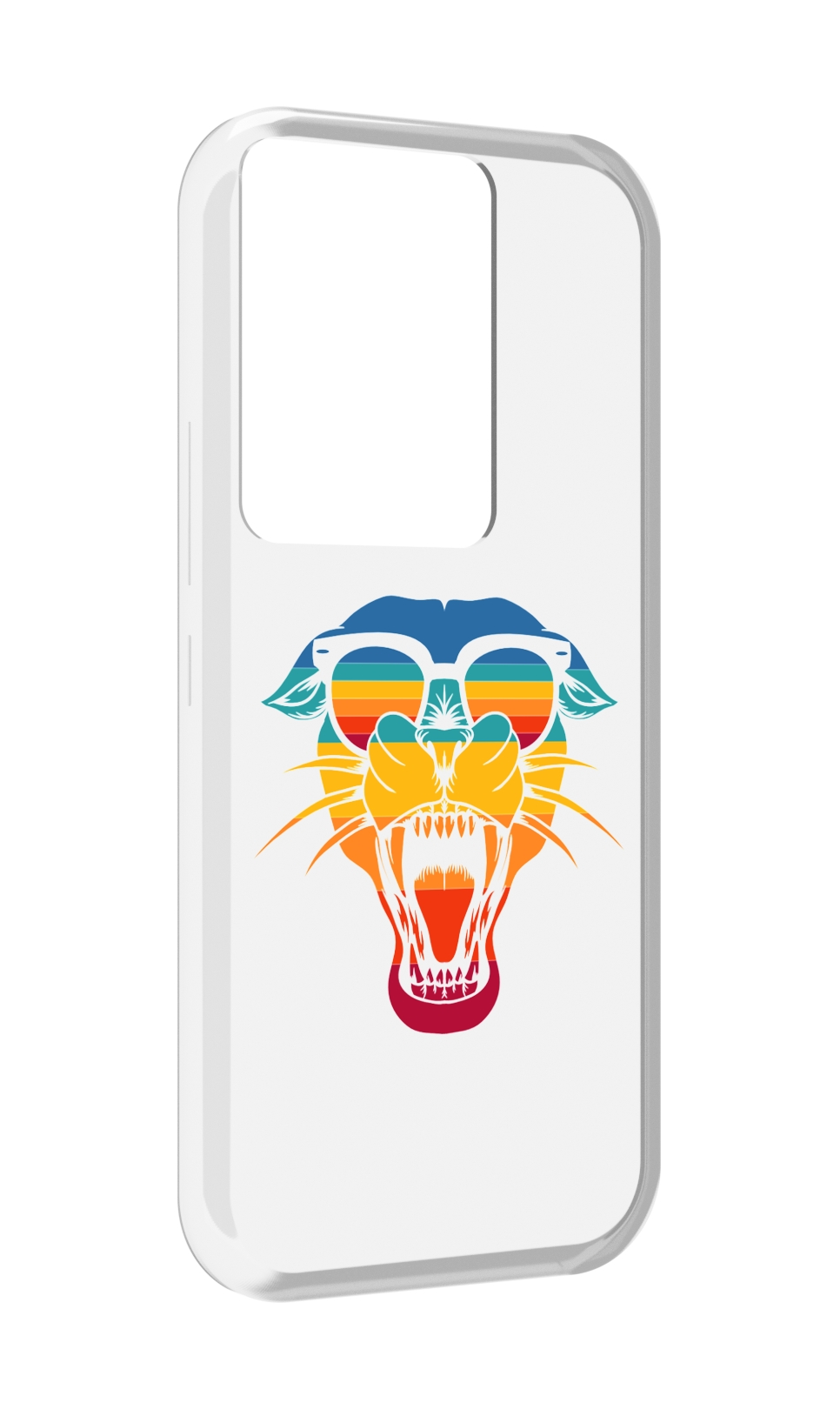 

Чехол MyPads Радужная-пантера для Itel Vision 3 Plus / Itel P38 Pro, Прозрачный, Tocco