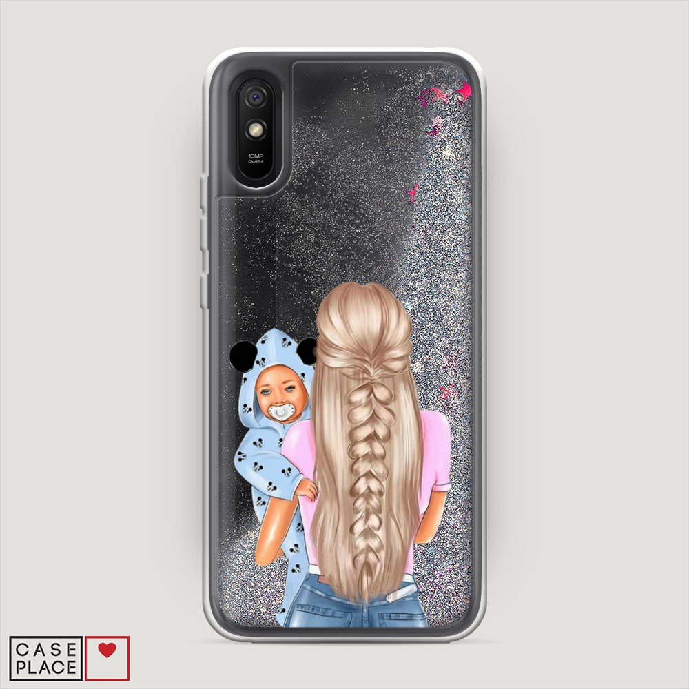 

Чехол Awog на Xiaomi Redmi 9A "Молодая мама", Разноцветный, 38991-1