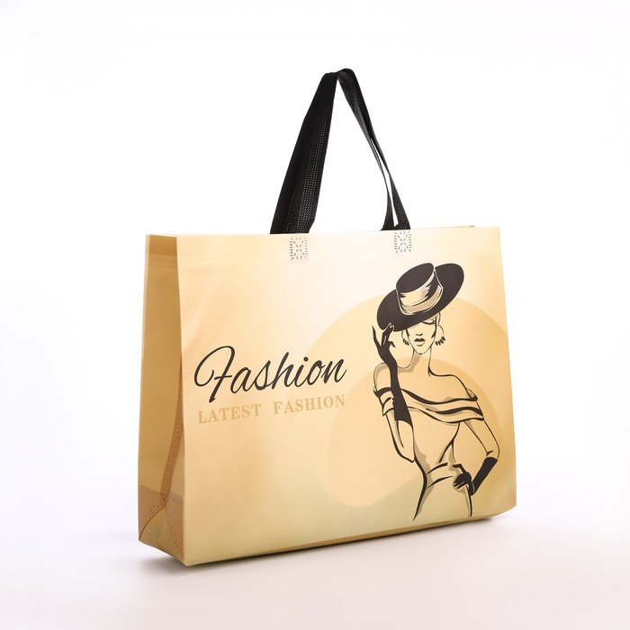 

Сумка для покупок Fashion. 40*10*30. отд без молнии, бежевый