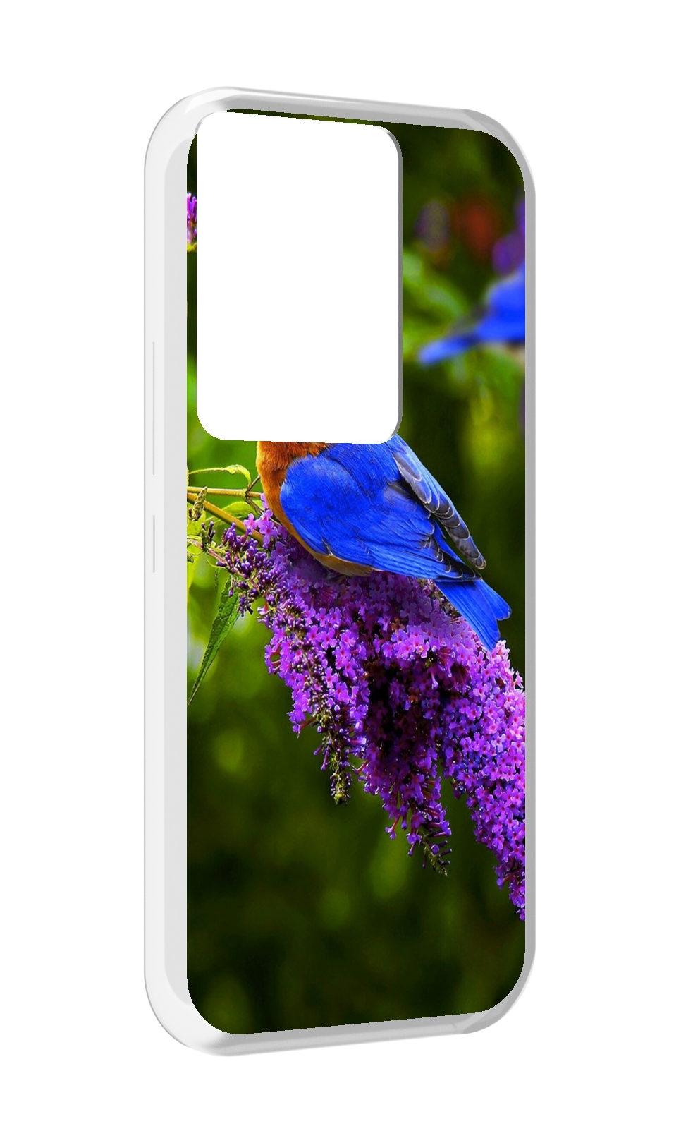 

Чехол MyPads Птица-сиреневая для Itel Vision 3 Plus / Itel P38 Pro, Прозрачный, Tocco