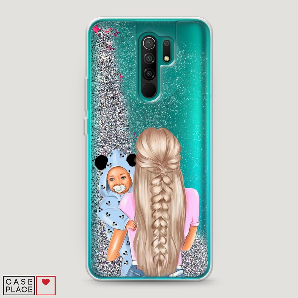 

Чехол Awog на Xiaomi Redmi 9 "Молодая мама", Разноцветный, 38391-1