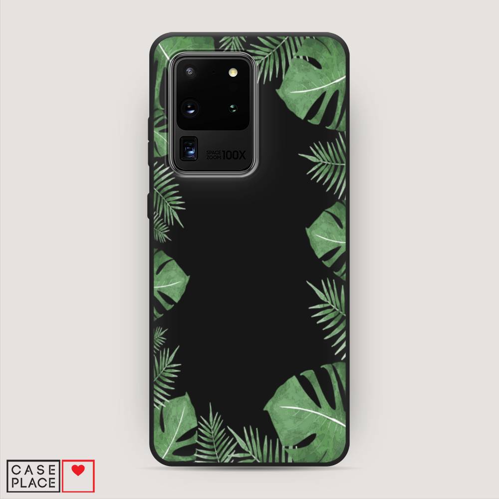 

Чехол Awog на Samsung Galaxy S20 Ultra "Листья папоротника рамка", Разноцветный, 29452-1