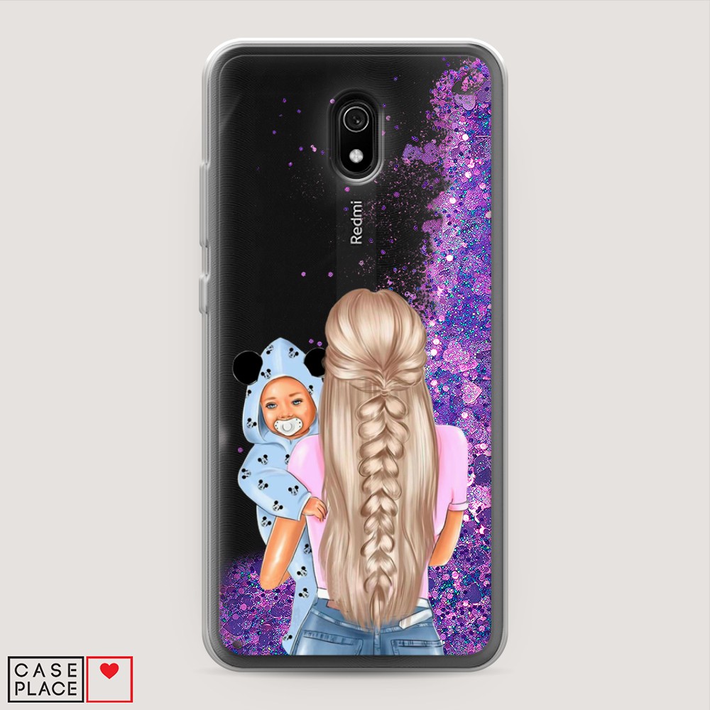 

Чехол Awog на Xiaomi Redmi 8A "Молодая мама", Разноцветный, 37292-1