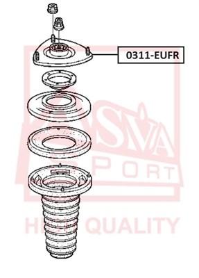 

Опора амортизатора ASVA 0311eufr