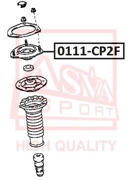 

Опора амортизатора ASVA 0111cp2f