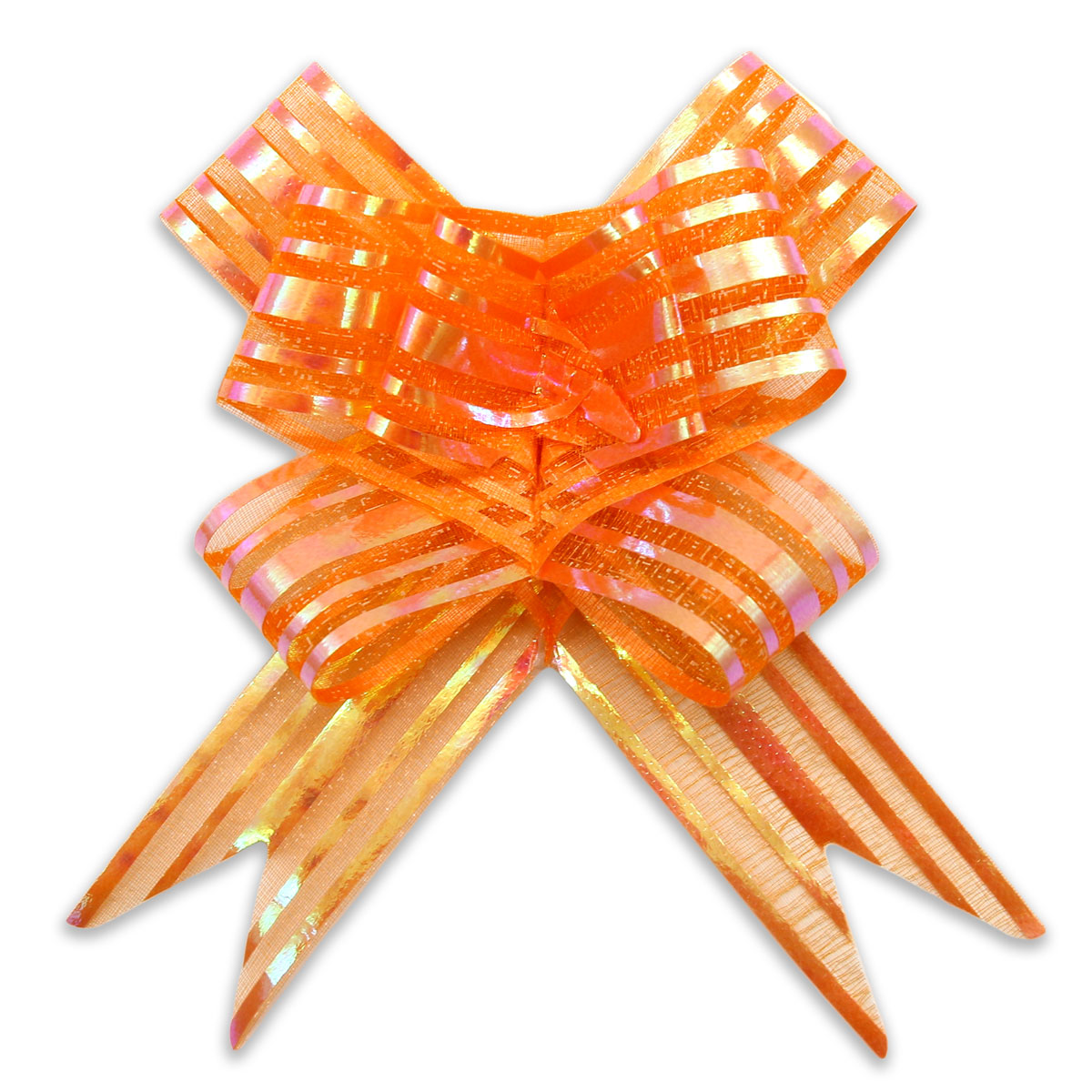 Бант бабочка АЙРИС, AR410, оранжевый, 10 шт