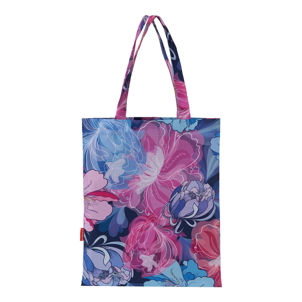 

Сумка шоппер женская ErichKrause 10L, Peony, Голубой;розовый, 10L