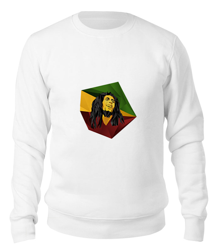 

Свитшот унисекс Printio Bob marley белый S, Bob marley