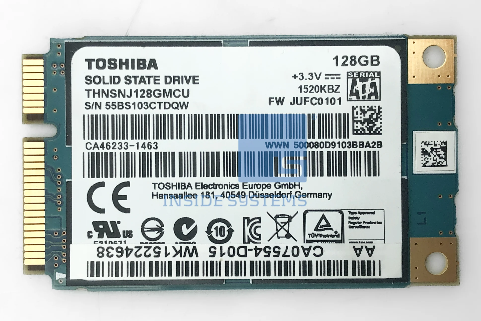 

SSD накопитель FUJITSU Disk on Module (DOM) 128 ГБ CA07554-D015