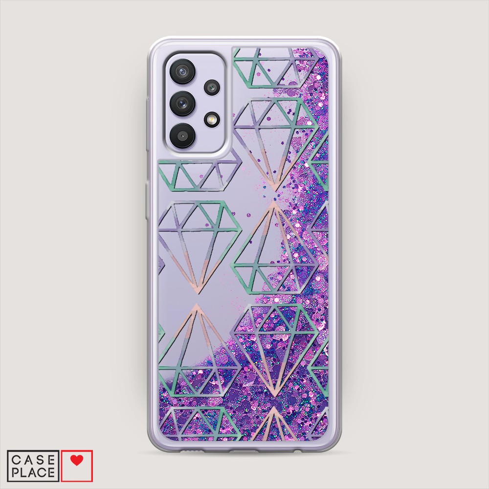 

Чехол Awog на Samsung Galaxy A32 / Самсунг A32 "Бриллианты голографика", Разноцветный, 2102092-1