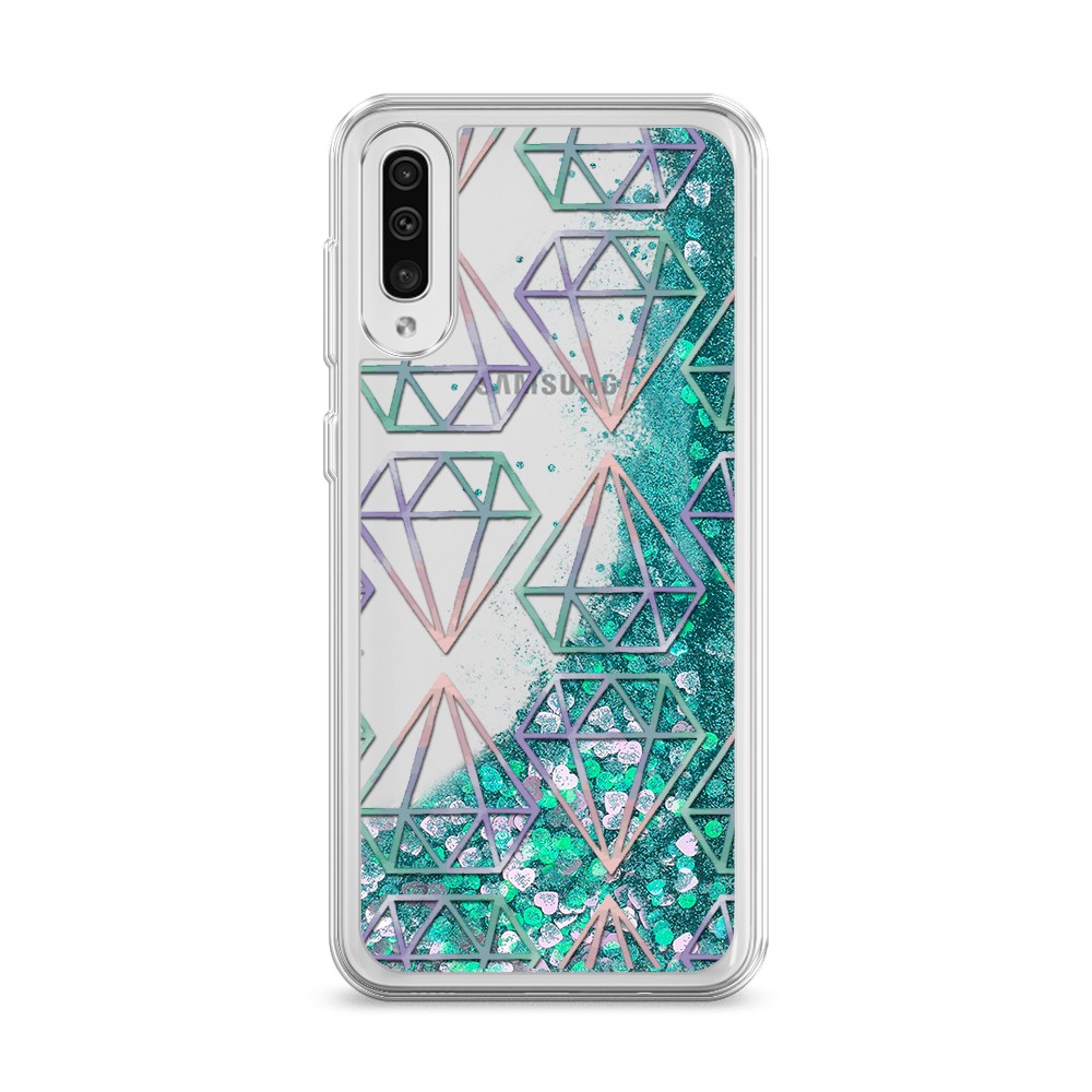 

Жидкий чехол с блестками "Бриллианты голографика" на Samsung Galaxy A30s, 28895-1