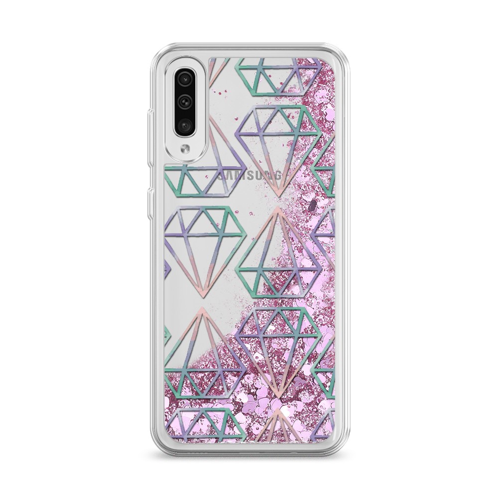 

Жидкий чехол с блестками "Бриллианты голографика" на Samsung Galaxy A30s