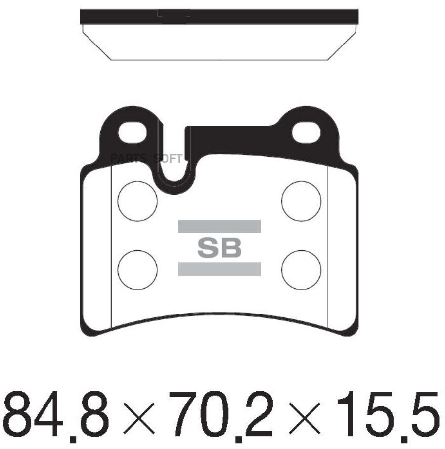 

Колодки Задние Vw Touareg (7l) Sp2232 Sangsin brake арт. SP2232