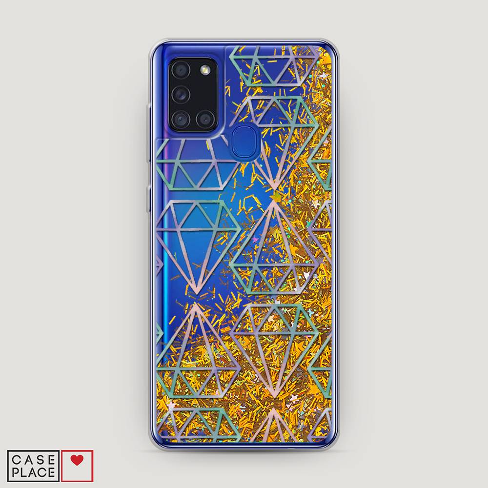 

Чехол Awog на Samsung Galaxy A21s / Самсунг A21s "Бриллианты голографика", Разноцветный, 2100290-1