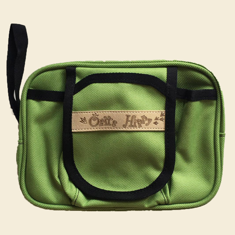 Поясная сумочка на эргорюкзак или хипсит Sinbii Pouch Широкая, зеленая