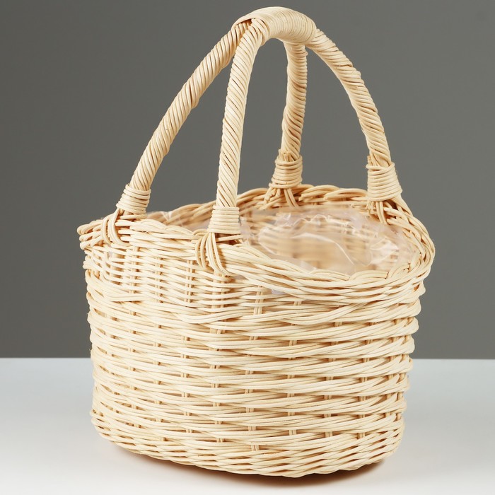 

Корзина плетеная 23 x 17 x 10 x 1324 см ротанг, Бежевый