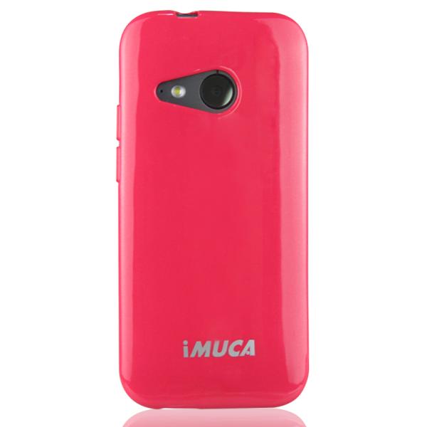 фото Чехол силиконовый для htc one mini 2 imuca colorful case tpu (cherry)