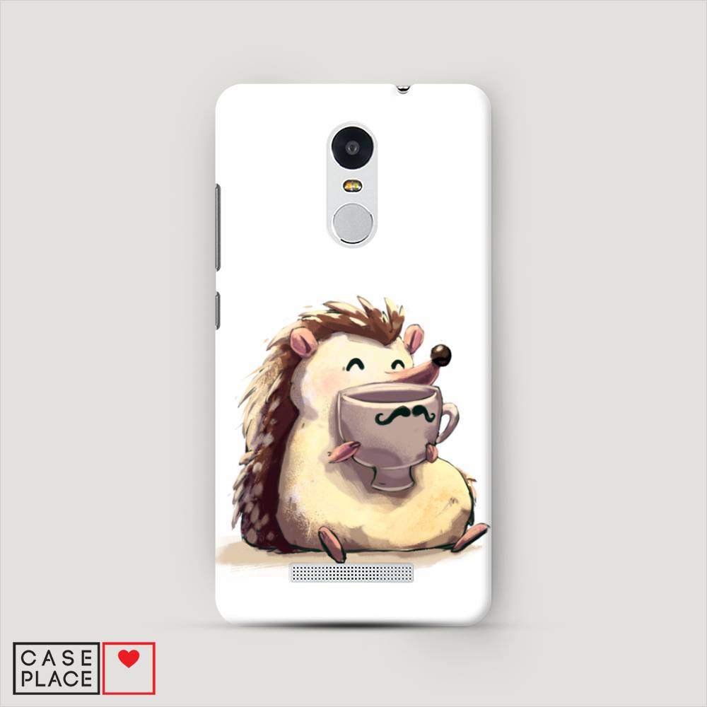 

Пластиковый чехол "Еж кофеман" на Xiaomi Redmi Note 3