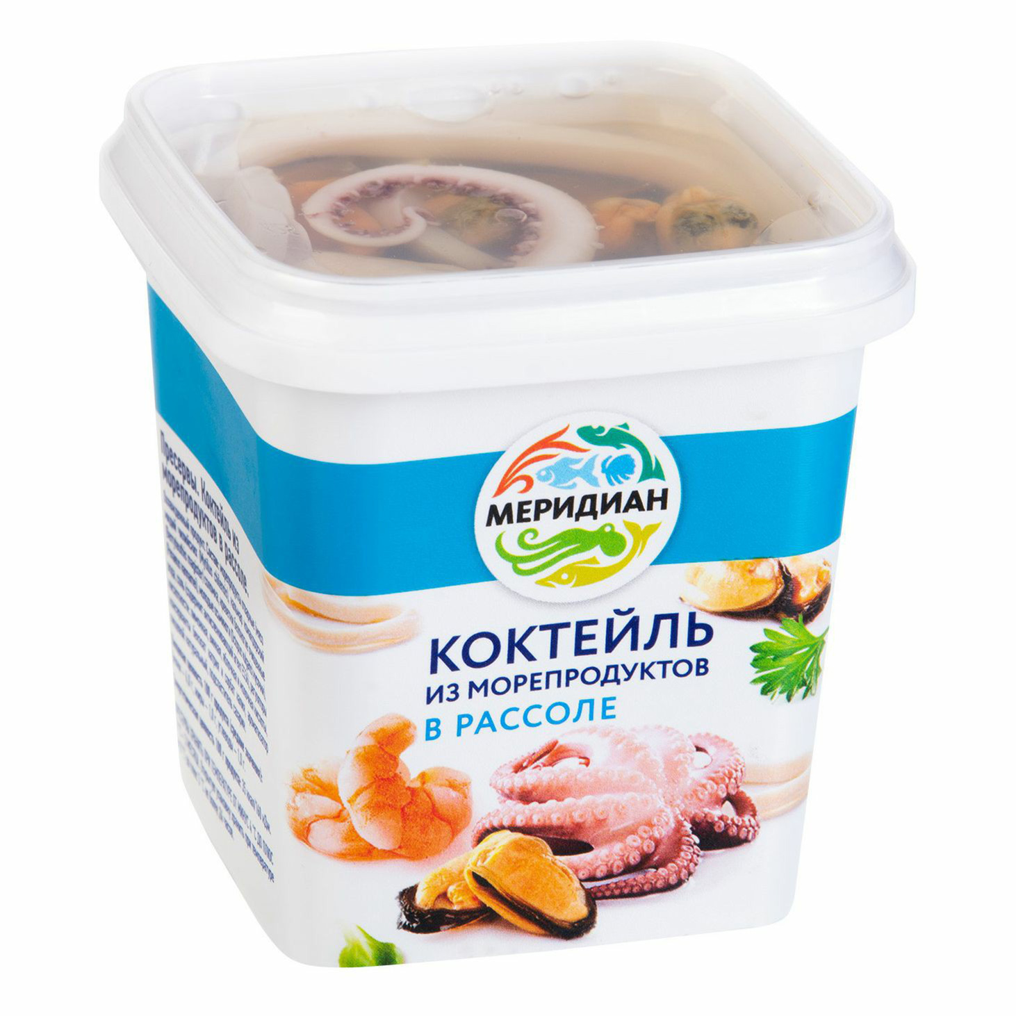 Коктейль Меридиан из морепродуктов в рассоле 270 г