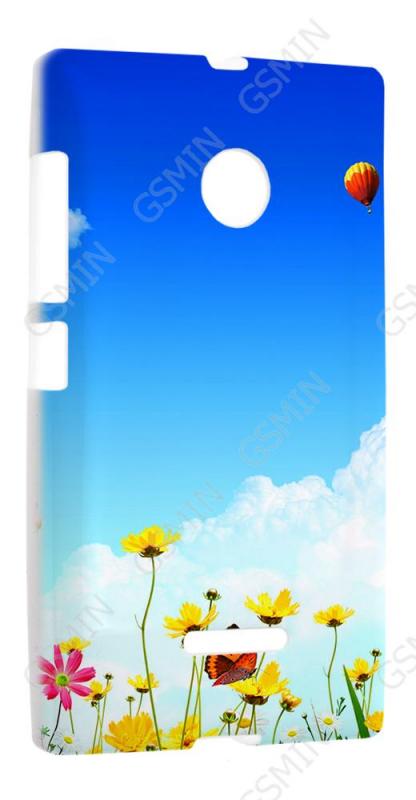 

Чехол NoBrand для Microsoft Lumia 532 Дизайн 54, Белый