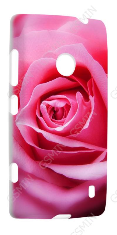 

Чехол NoBrand для Nokia Lumia 520 Дизайн 95, Белый