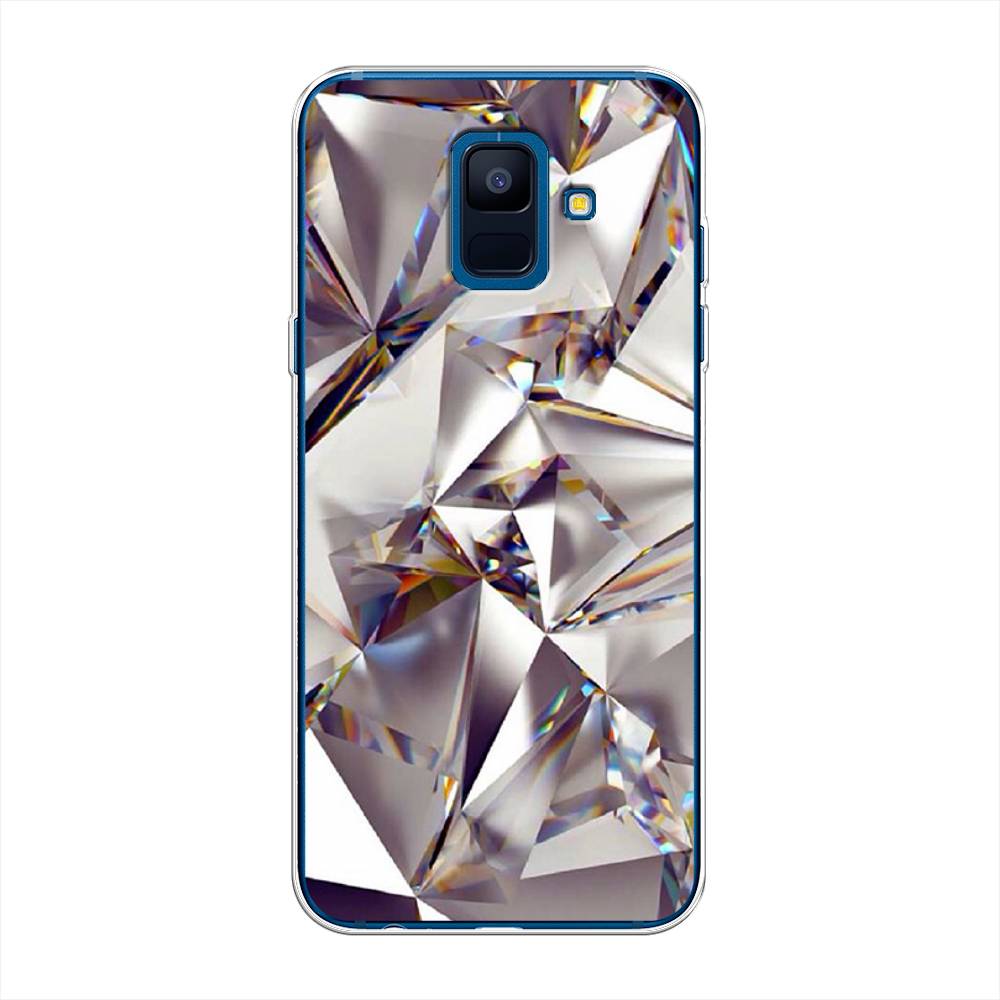 

Чехол Awog "Бриллианты" для Samsung Galaxy A6, Серебристый;бежевый, 25950-7