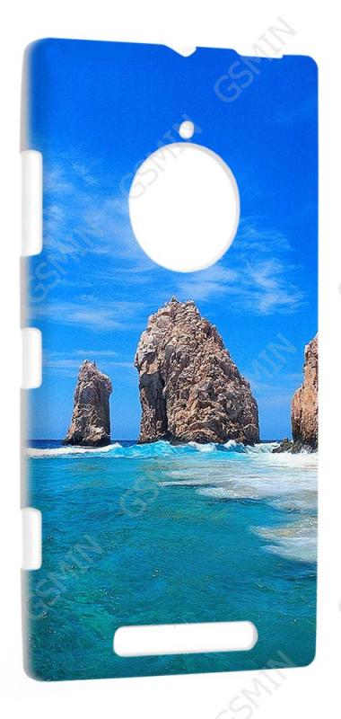 

Чехол NoBrand для Nokia Lumia 830 Дизайн 49, Белый