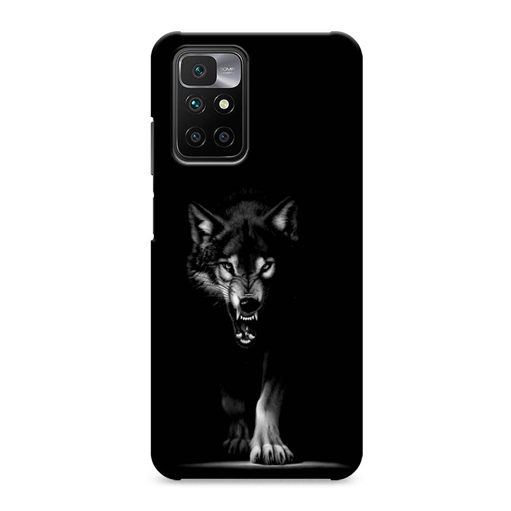 

Пластиковый чехол "Волк выходит из ночи" на Xiaomi Redmi 10, 311320-1