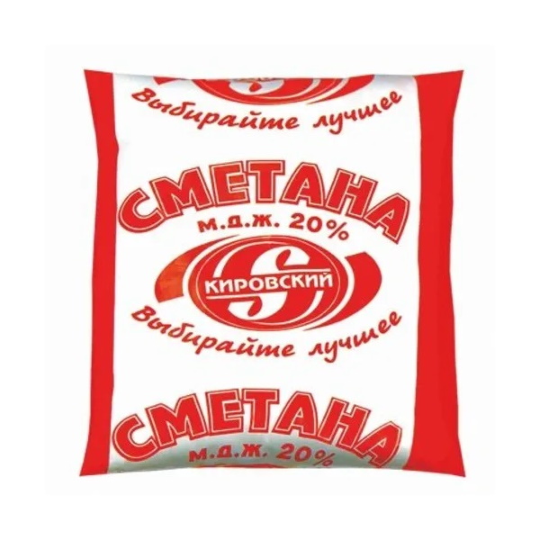 

Сметана Кировский 20% 500 г