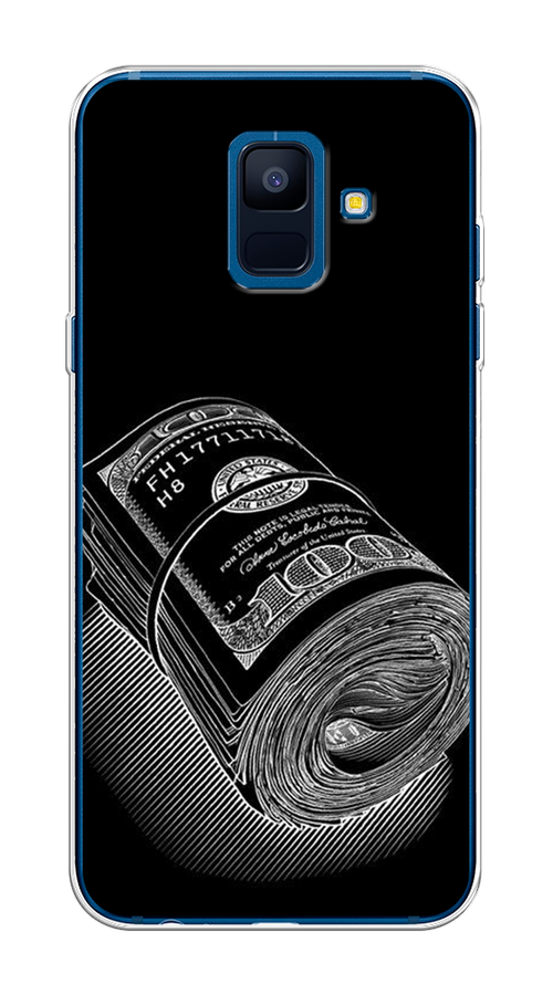 

Чехол Awog на Samsung Galaxy A6 "Кубышка денег", Черный;серебристый, 25950-5