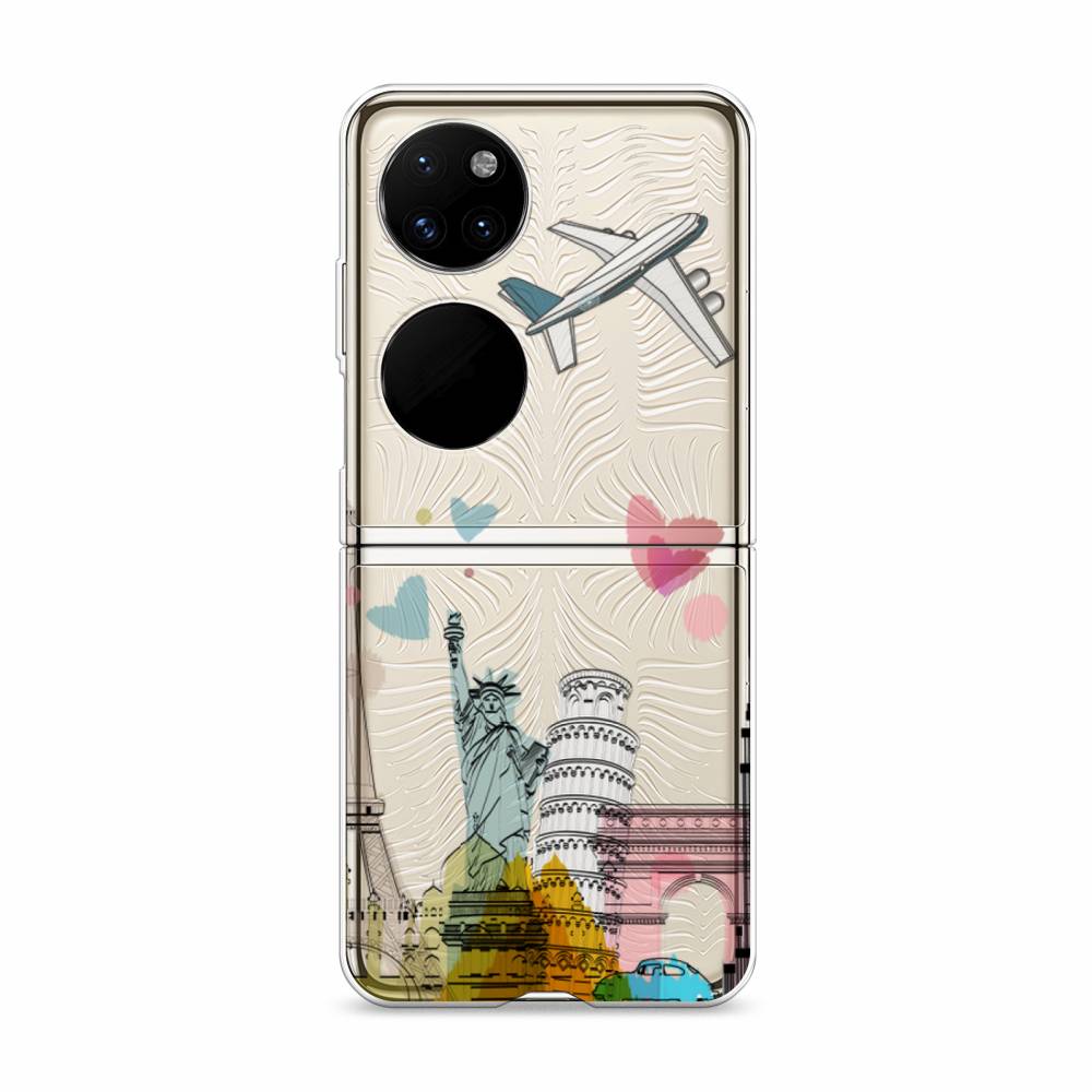 

Чехол Awog "Самолет путешествий" для Huawei P50 pocket