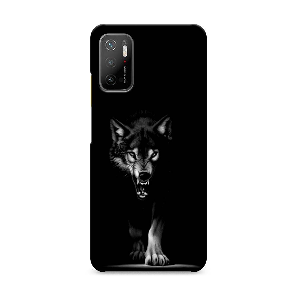 

Пластиковый чехол "Волк выходит из ночи" на Xiaomi Poco M3 Pro, 311020-1