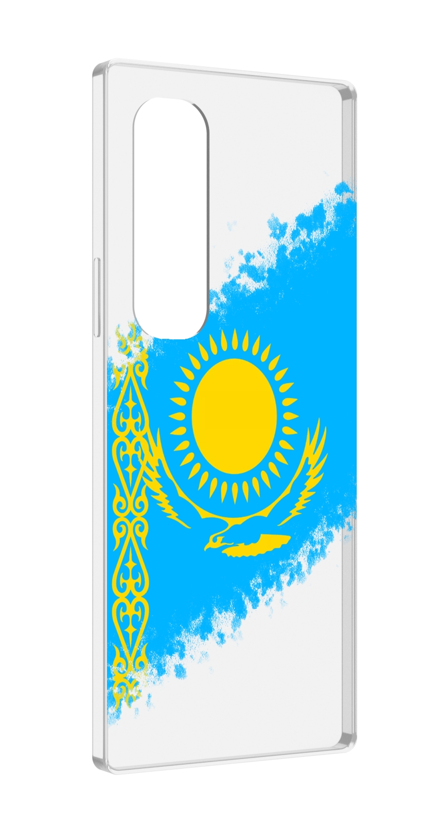 Чехол MyPads флаг Казахстана для Samsung Galaxy Z Fold 4 (SM-F936)