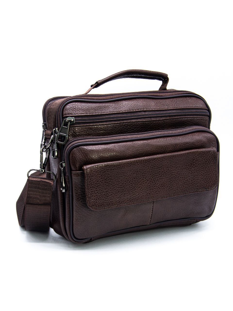 

Сумка мужская PouchMan 8206 коричневая, Коричневый, 8206