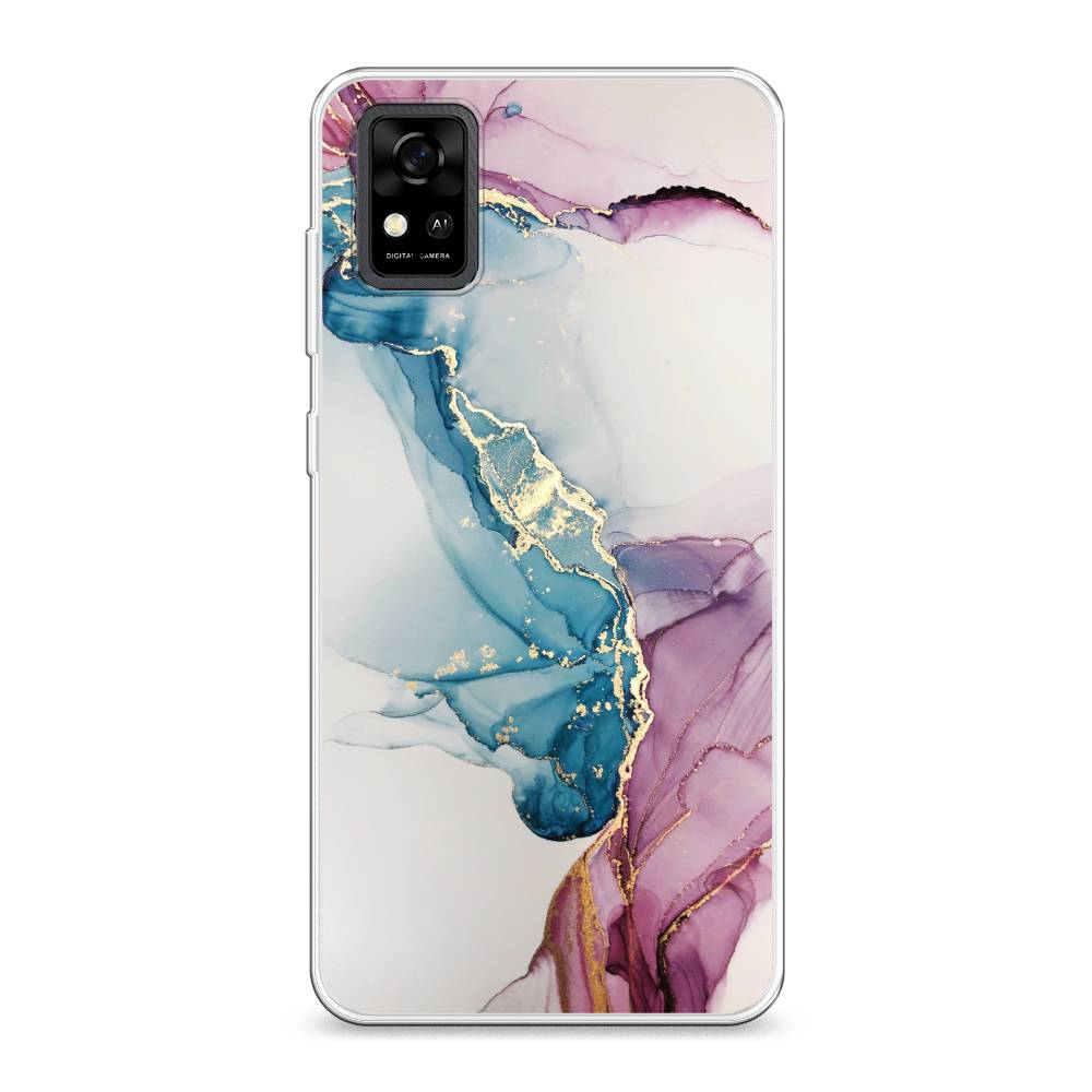 

Чехол на ZTE Blade A31 "Розовые разводы рисунок", 134650-3