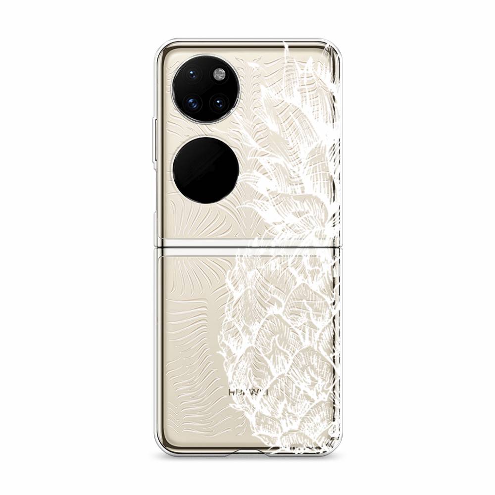 

Чехол Awog "Ананас графика белая" для Huawei P50 pocket