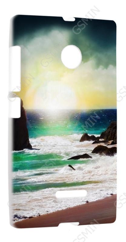 

Чехол силиконовый для Microsoft Lumia 532 Dual sim TPU (Белый) (Дизайн 97)