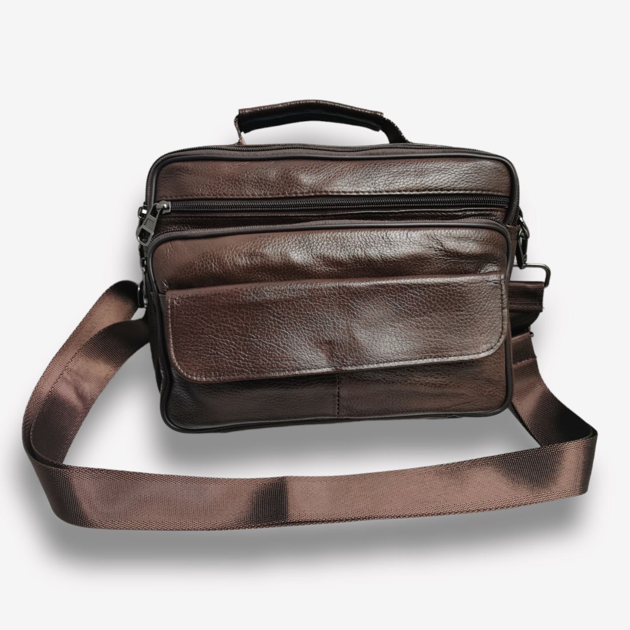 

Сумка мужская PouchMan 8108 коричневая, Коричневый, 8108