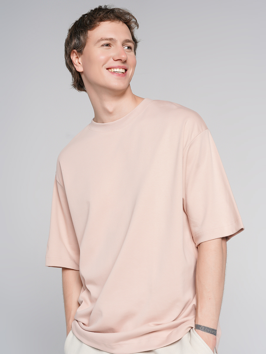 

Футболка мужская ТВОЕ 87921 бежевая XXL, 87921