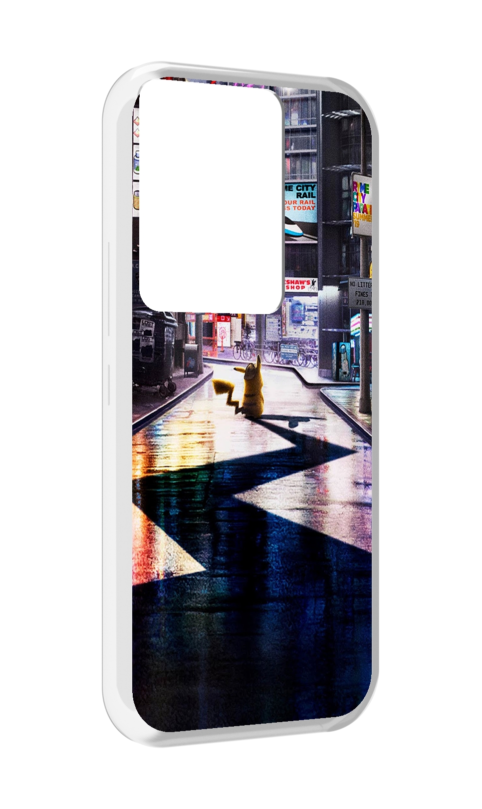 

Чехол MyPads Пикачу-в-городе для Itel Vision 3 Plus / Itel P38 Pro, Прозрачный, Tocco