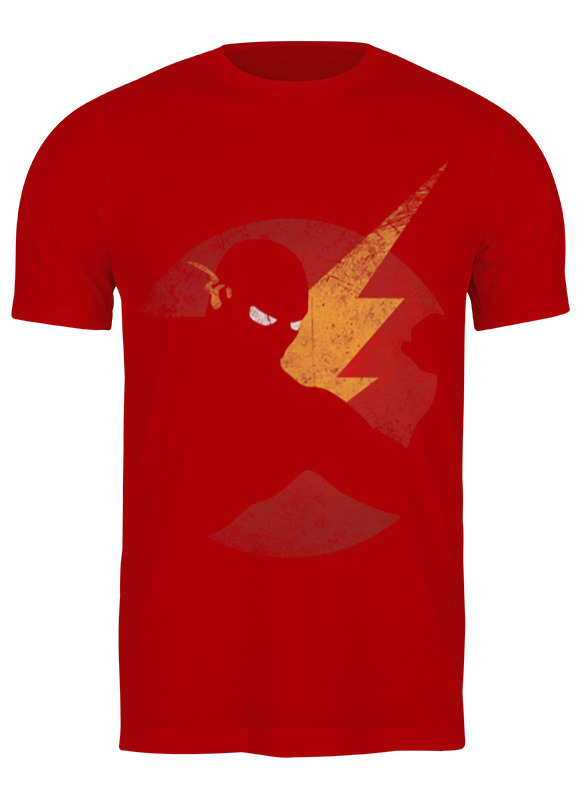 

Футболка мужская Printio Flash красная 3XL, Красный, Flash