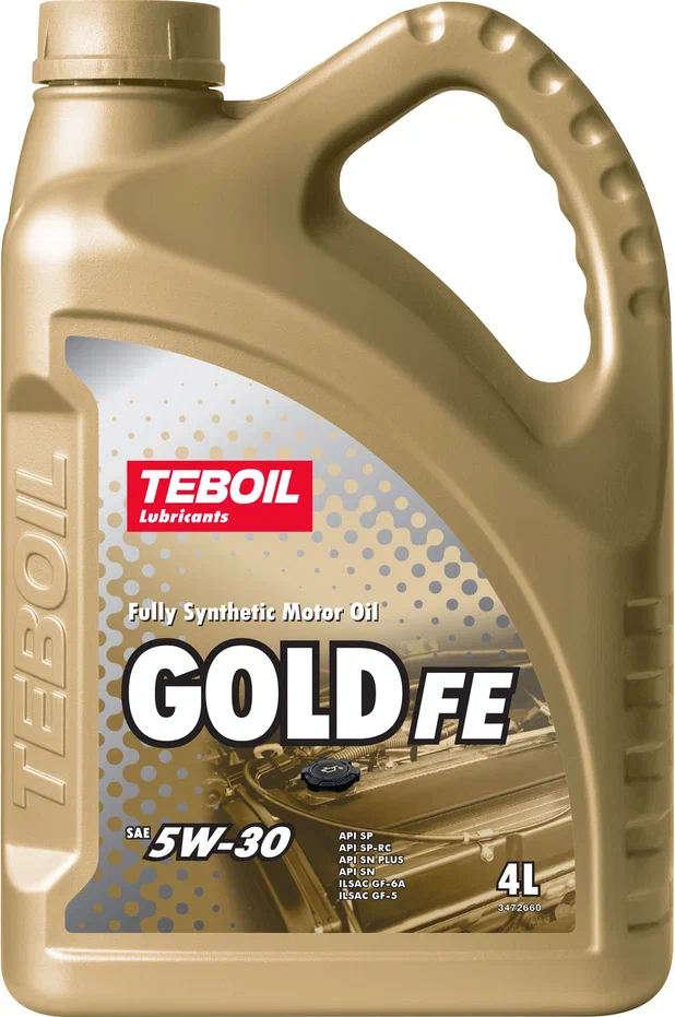 Моторное масло Teboil синтетическое 5w30 Gold Fe Api Sp 4л